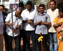 MLA Lobo lays foundation to concrete Falnir Road till Father Muller Hospital @ Rs 3.9 crore